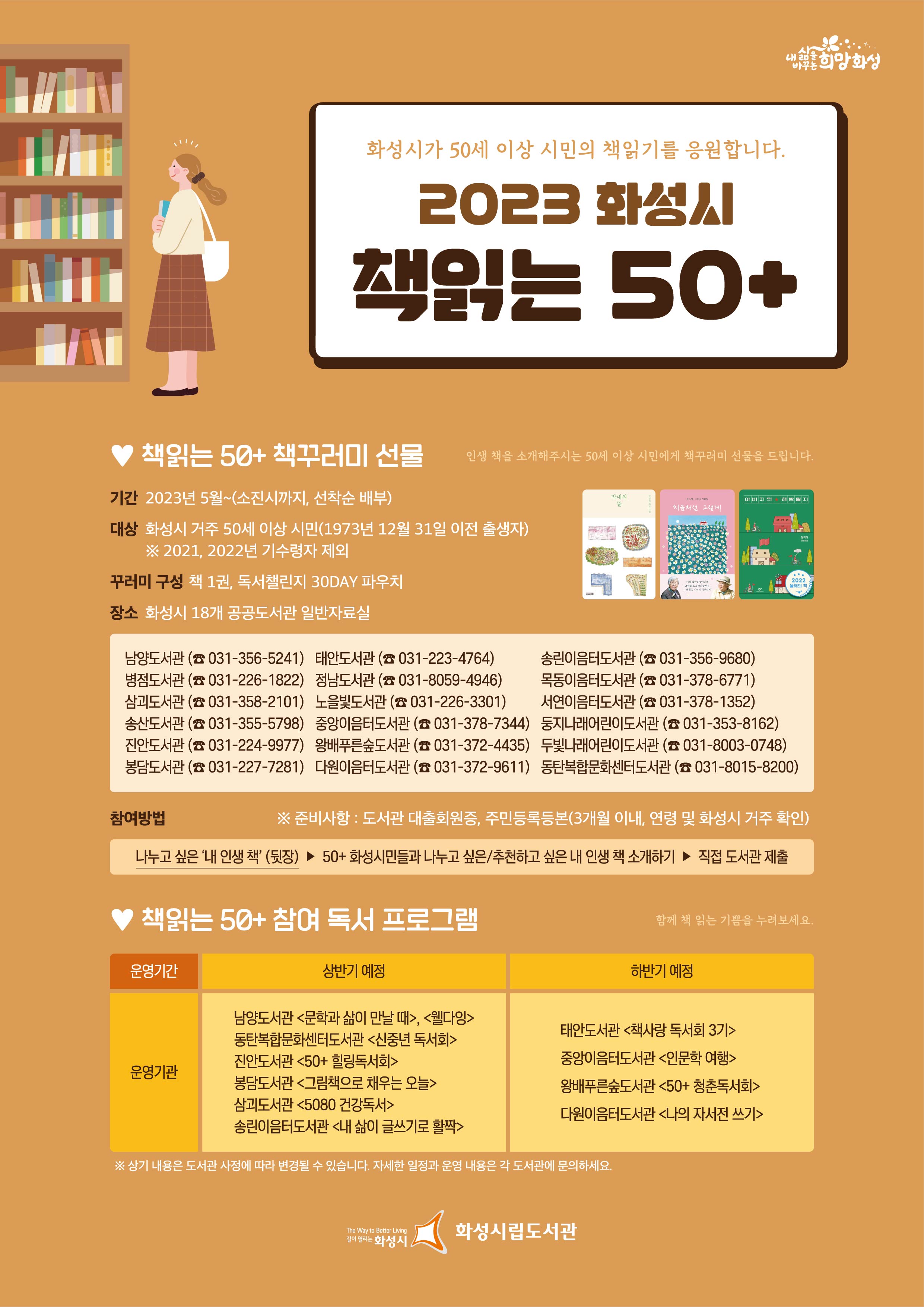 2023 화성시 책읽는 50+